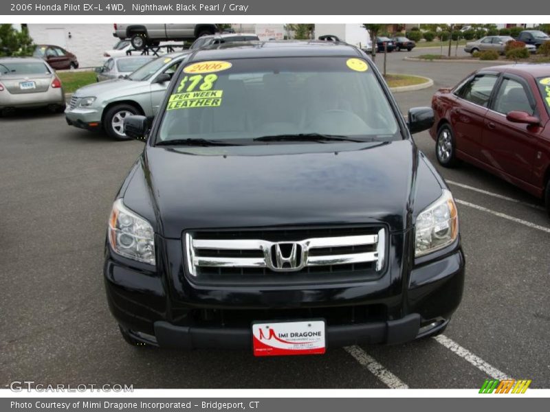 Nighthawk Black Pearl / Gray 2006 Honda Pilot EX-L 4WD