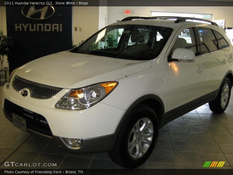 Stone White / Beige 2011 Hyundai Veracruz GLS