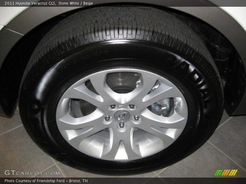 Stone White / Beige 2011 Hyundai Veracruz GLS
