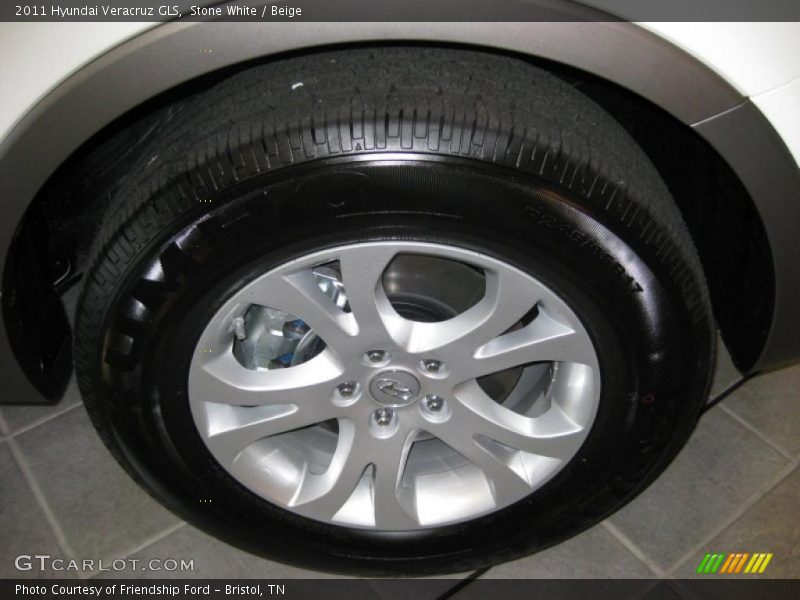Stone White / Beige 2011 Hyundai Veracruz GLS