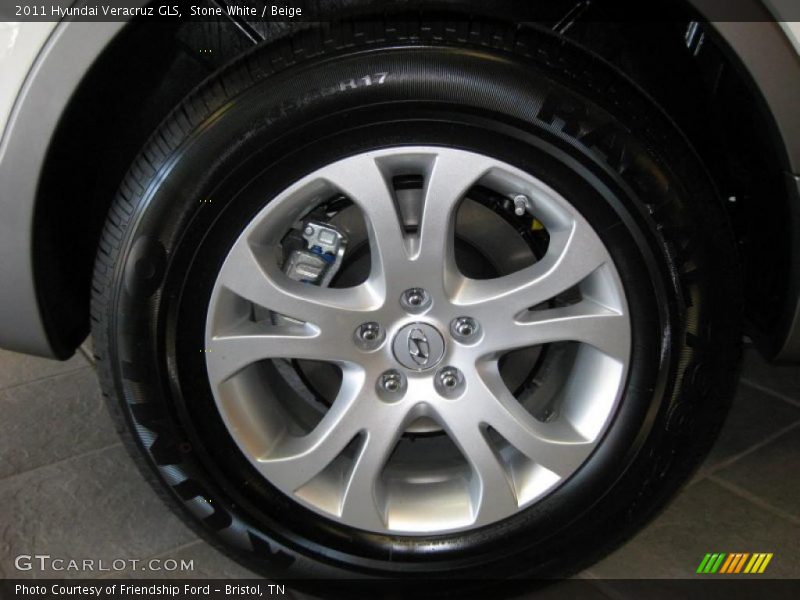 Stone White / Beige 2011 Hyundai Veracruz GLS