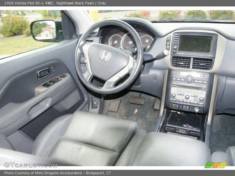 Nighthawk Black Pearl / Gray 2006 Honda Pilot EX-L 4WD