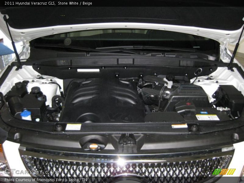 Stone White / Beige 2011 Hyundai Veracruz GLS