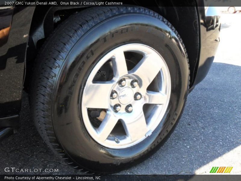 Onyx Black / Cocoa/Light Cashmere 2007 GMC Yukon Denali AWD