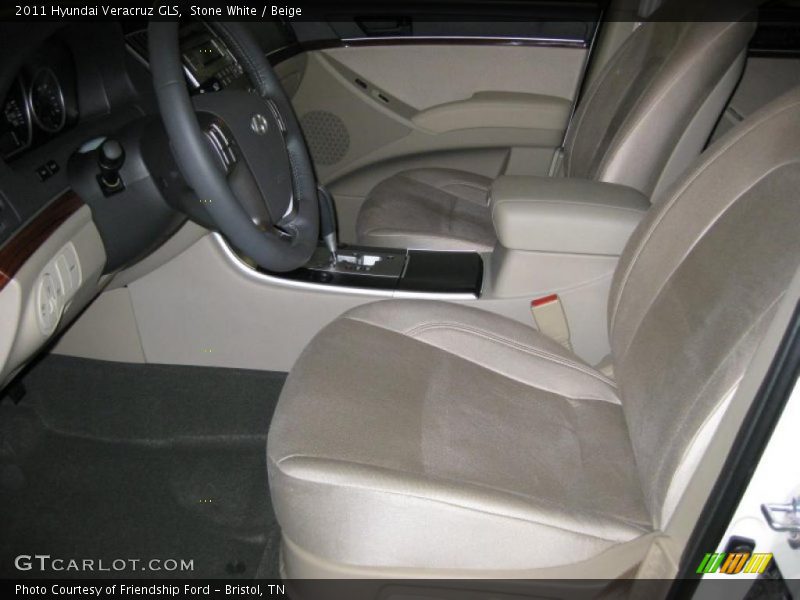Stone White / Beige 2011 Hyundai Veracruz GLS