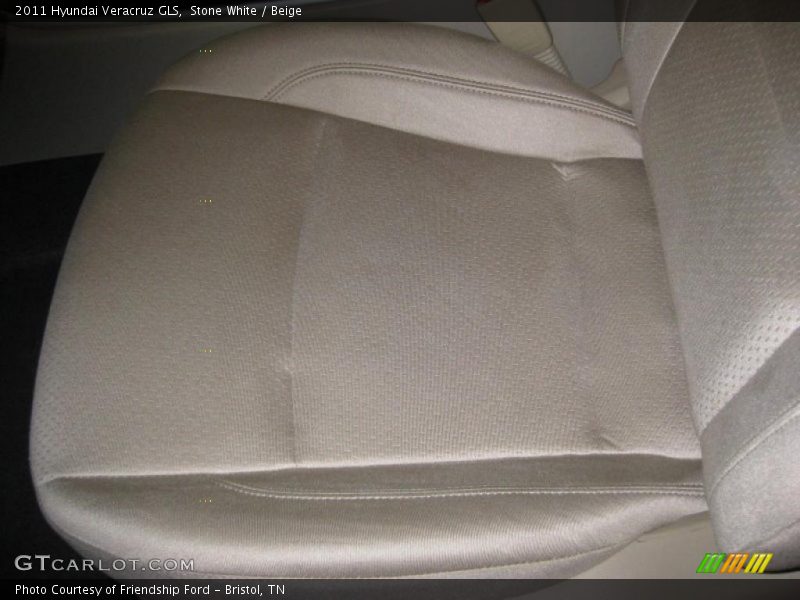 Stone White / Beige 2011 Hyundai Veracruz GLS