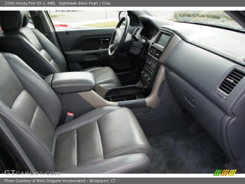 Nighthawk Black Pearl / Gray 2006 Honda Pilot EX-L 4WD