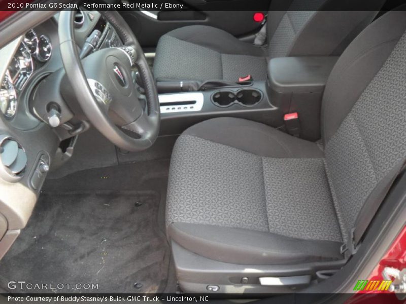 Performance Red Metallic / Ebony 2010 Pontiac G6 Sedan