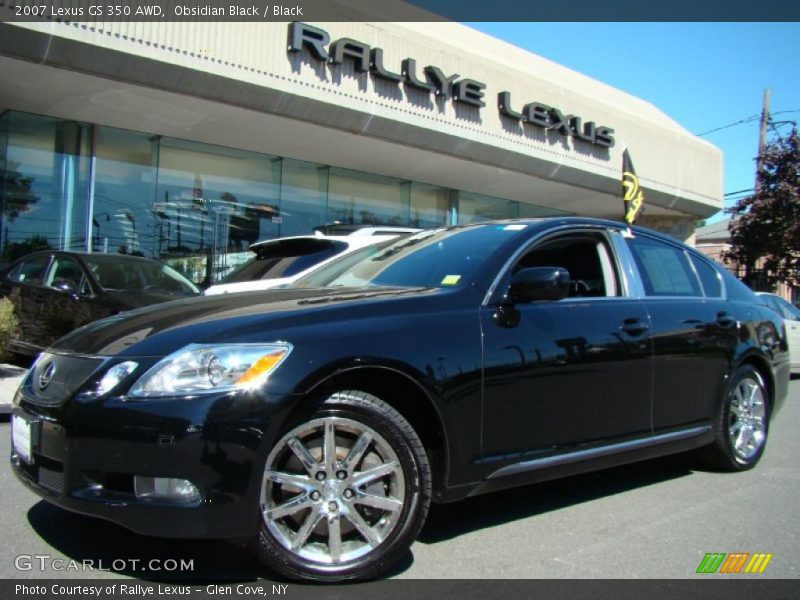 Obsidian Black / Black 2007 Lexus GS 350 AWD