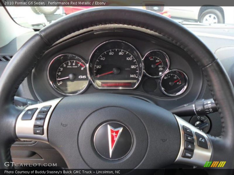 Performance Red Metallic / Ebony 2010 Pontiac G6 Sedan