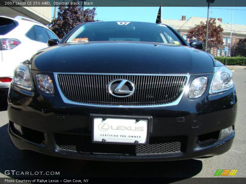 Obsidian Black / Black 2007 Lexus GS 350 AWD