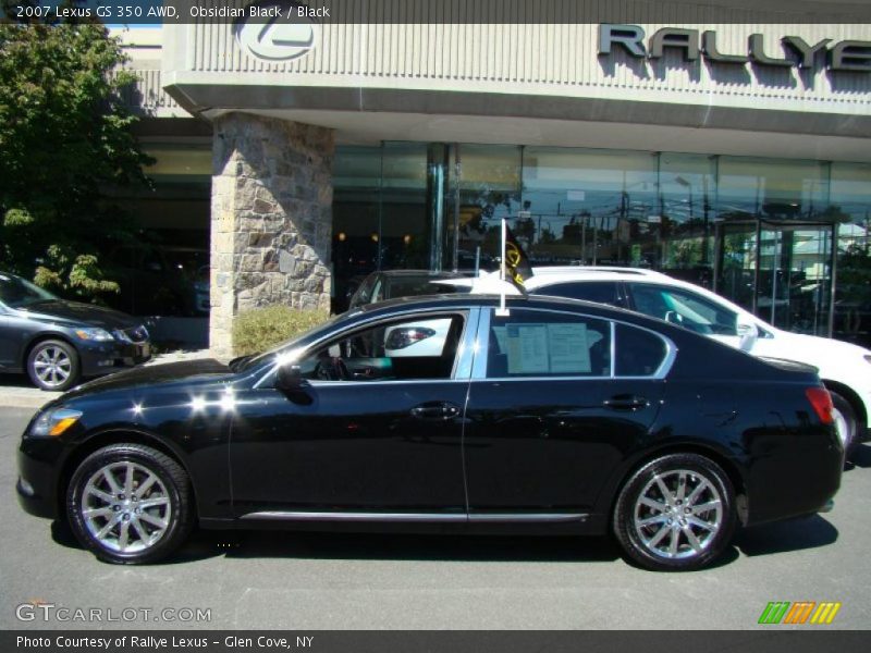 Obsidian Black / Black 2007 Lexus GS 350 AWD