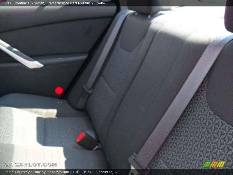 Performance Red Metallic / Ebony 2010 Pontiac G6 Sedan