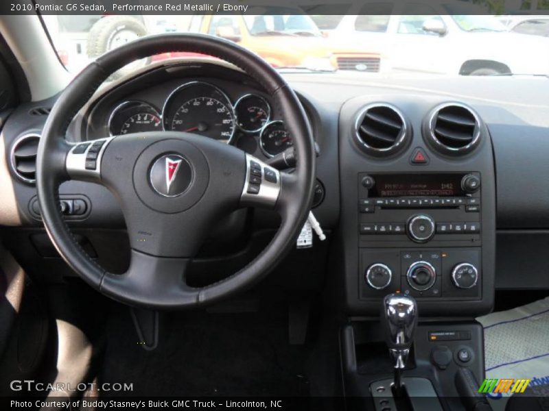 Performance Red Metallic / Ebony 2010 Pontiac G6 Sedan