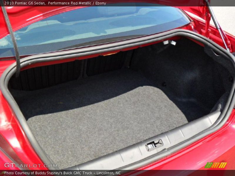 Performance Red Metallic / Ebony 2010 Pontiac G6 Sedan