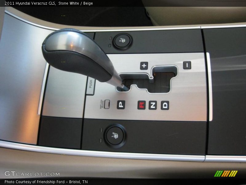 Stone White / Beige 2011 Hyundai Veracruz GLS