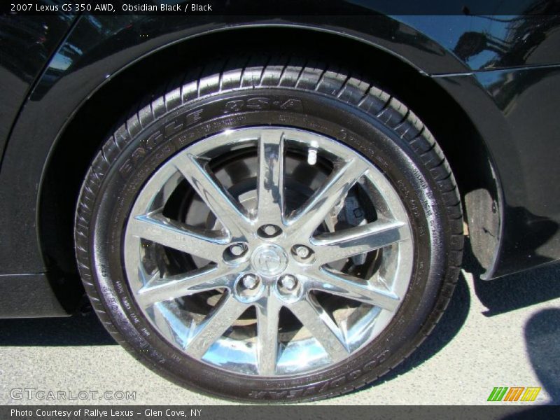 Obsidian Black / Black 2007 Lexus GS 350 AWD