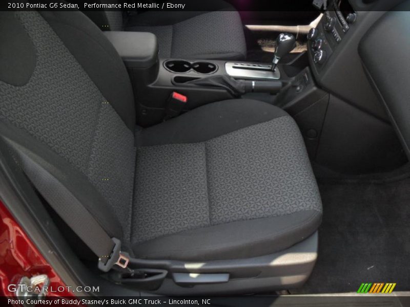 Performance Red Metallic / Ebony 2010 Pontiac G6 Sedan