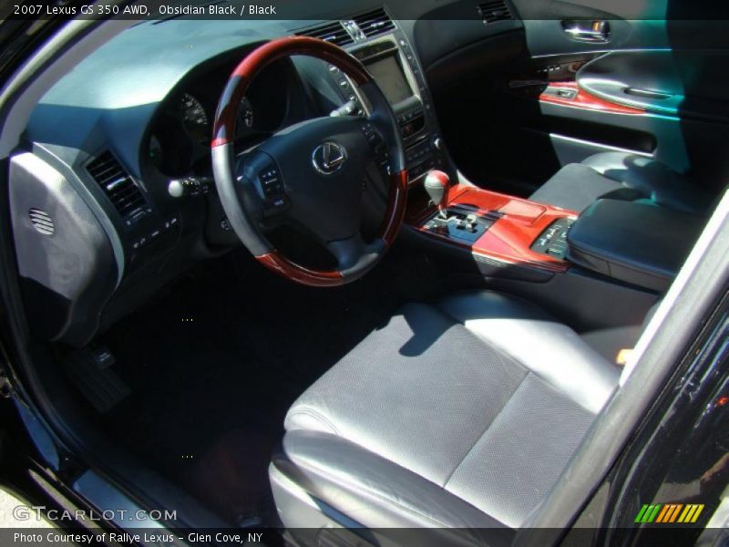 Obsidian Black / Black 2007 Lexus GS 350 AWD