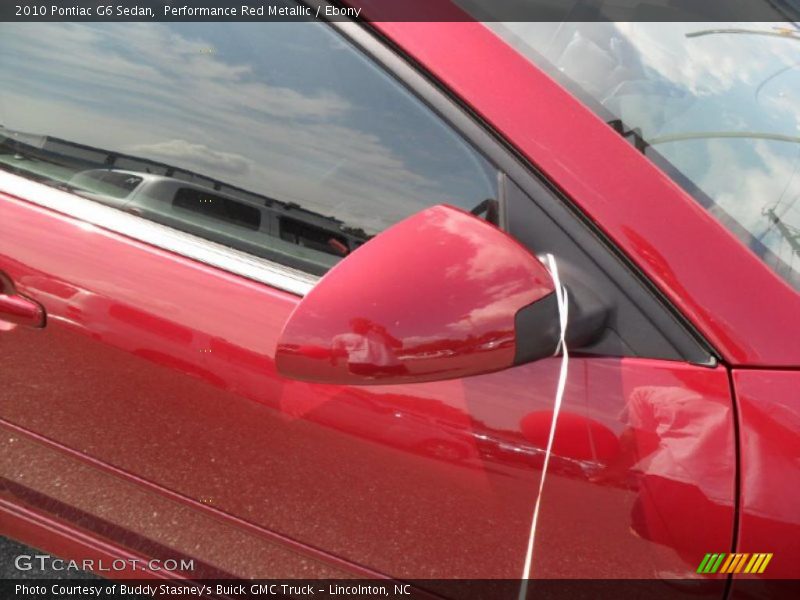 Performance Red Metallic / Ebony 2010 Pontiac G6 Sedan