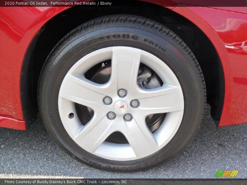 Performance Red Metallic / Ebony 2010 Pontiac G6 Sedan