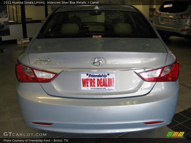Iridescent Silver Blue Metallic / Camel 2011 Hyundai Sonata Limited