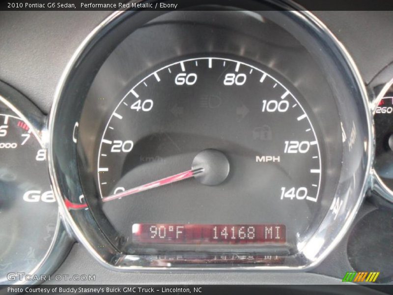 Performance Red Metallic / Ebony 2010 Pontiac G6 Sedan