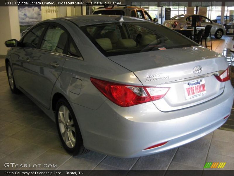 Iridescent Silver Blue Metallic / Camel 2011 Hyundai Sonata Limited
