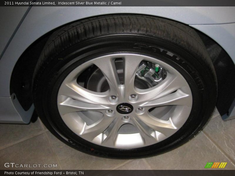 Iridescent Silver Blue Metallic / Camel 2011 Hyundai Sonata Limited