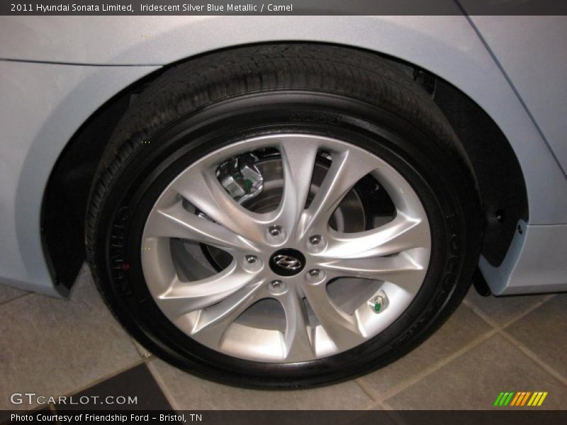 Iridescent Silver Blue Metallic / Camel 2011 Hyundai Sonata Limited