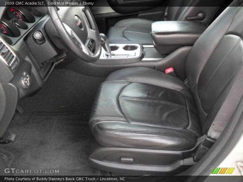 Gold Mist Metallic / Ebony 2009 GMC Acadia SLT