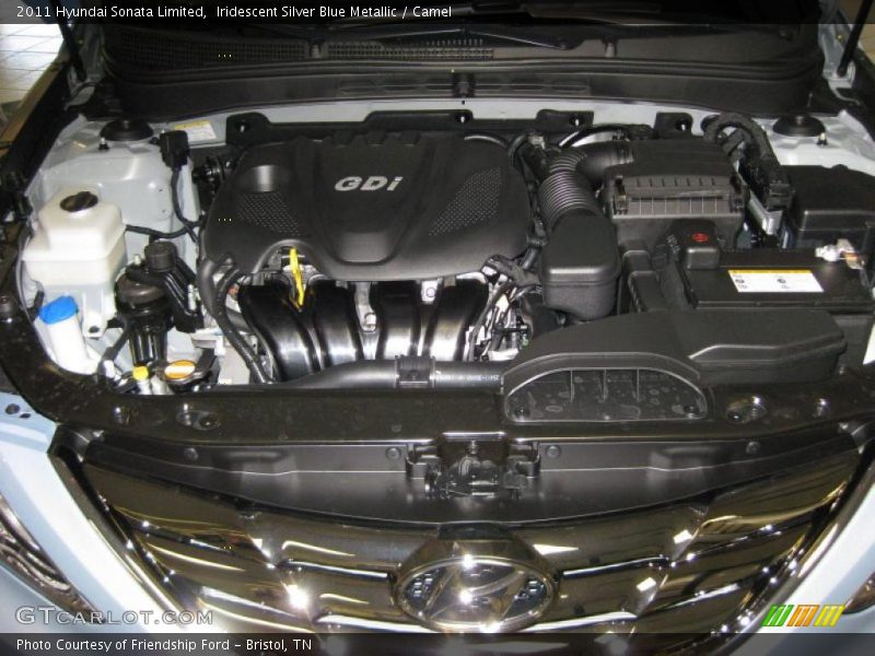 Iridescent Silver Blue Metallic / Camel 2011 Hyundai Sonata Limited