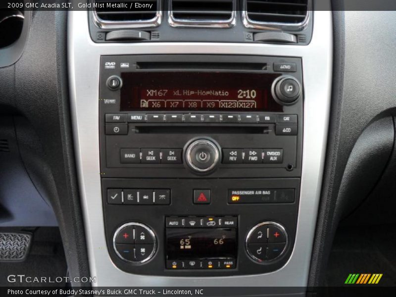 Gold Mist Metallic / Ebony 2009 GMC Acadia SLT