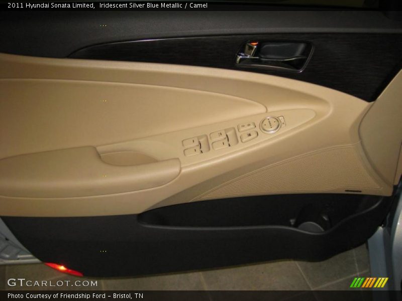 Iridescent Silver Blue Metallic / Camel 2011 Hyundai Sonata Limited