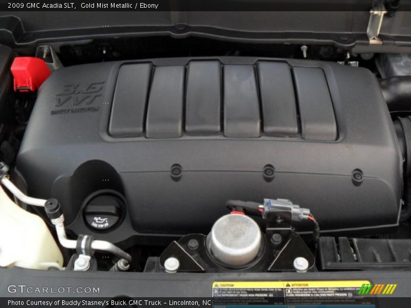 Gold Mist Metallic / Ebony 2009 GMC Acadia SLT
