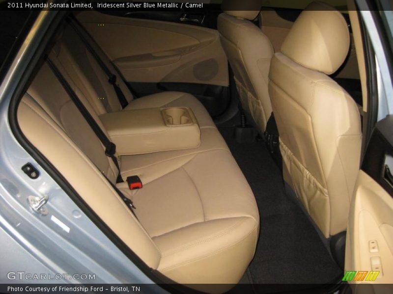 Iridescent Silver Blue Metallic / Camel 2011 Hyundai Sonata Limited