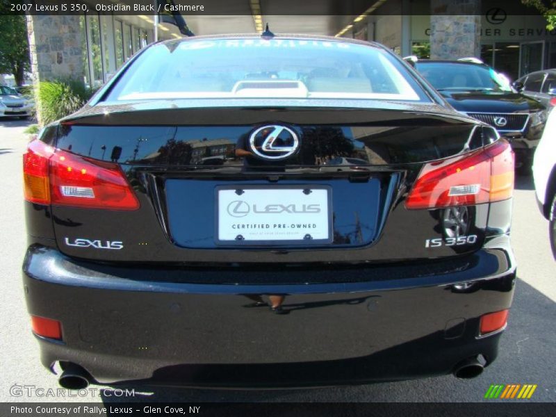 Obsidian Black / Cashmere 2007 Lexus IS 350
