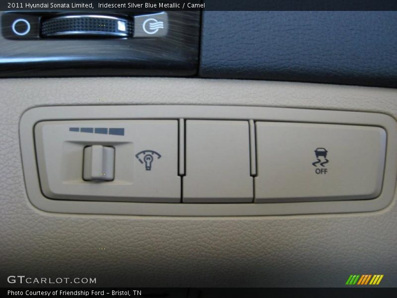 Iridescent Silver Blue Metallic / Camel 2011 Hyundai Sonata Limited