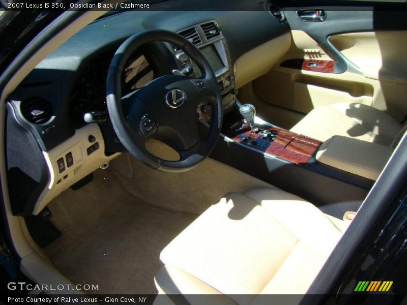 Obsidian Black / Cashmere 2007 Lexus IS 350