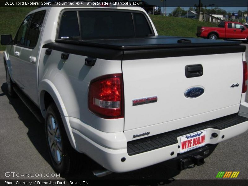 White Suede / Charcoal Black 2010 Ford Explorer Sport Trac Limited 4x4