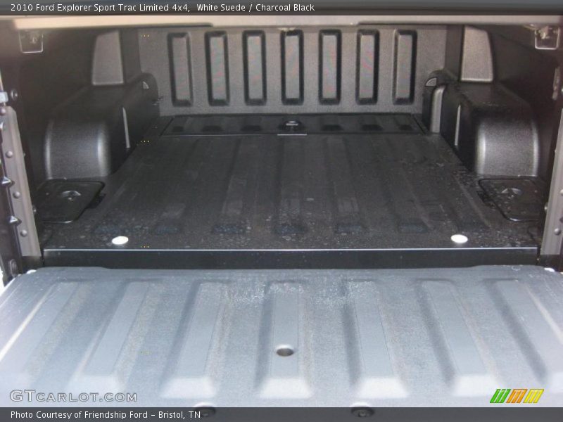 White Suede / Charcoal Black 2010 Ford Explorer Sport Trac Limited 4x4