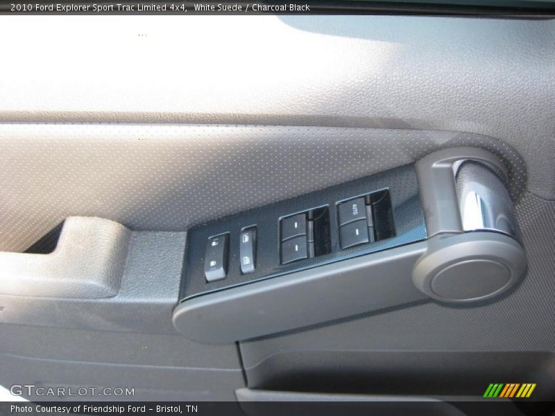 White Suede / Charcoal Black 2010 Ford Explorer Sport Trac Limited 4x4