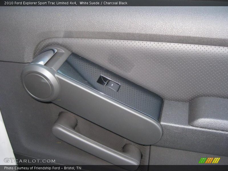 White Suede / Charcoal Black 2010 Ford Explorer Sport Trac Limited 4x4