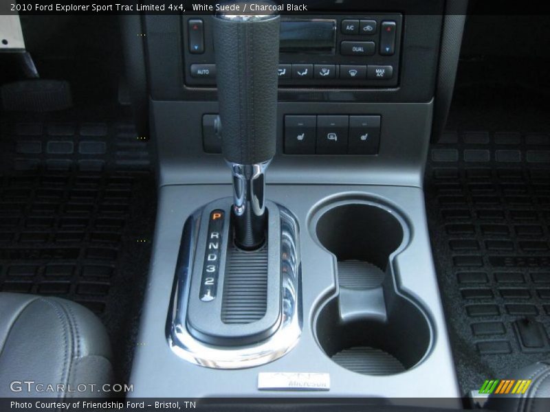 White Suede / Charcoal Black 2010 Ford Explorer Sport Trac Limited 4x4