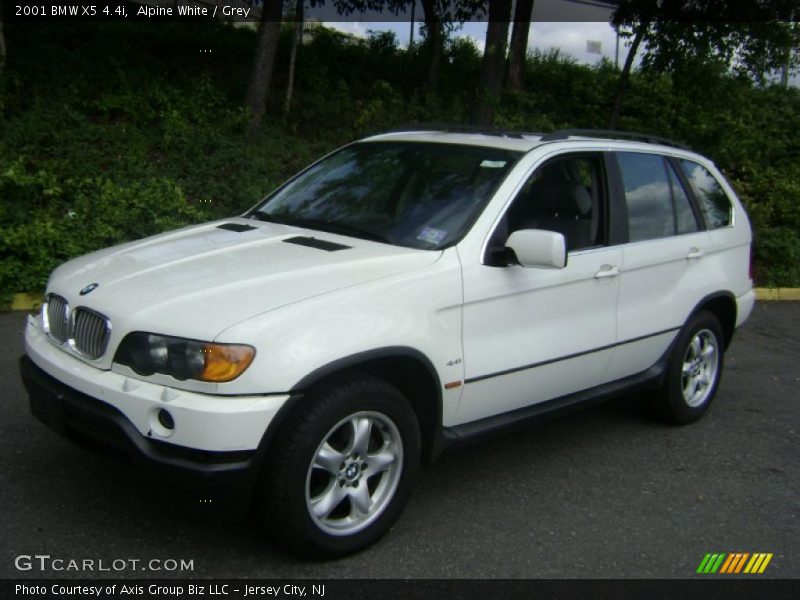 Alpine White / Grey 2001 BMW X5 4.4i