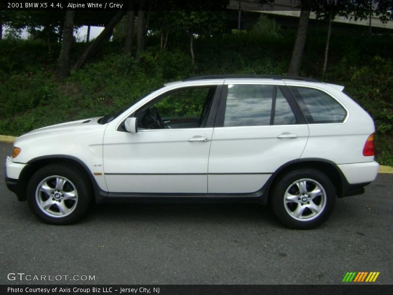 Alpine White / Grey 2001 BMW X5 4.4i