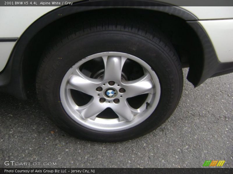 Alpine White / Grey 2001 BMW X5 4.4i