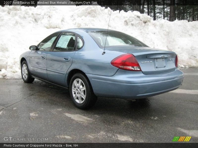 Windveil Blue Metallic / Medium/Dark Flint 2007 Ford Taurus SE