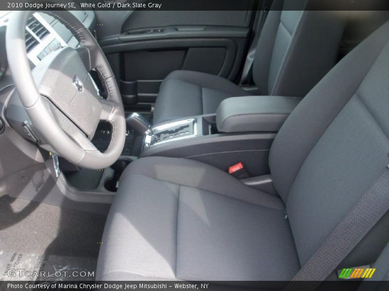 White Gold / Dark Slate Gray 2010 Dodge Journey SE