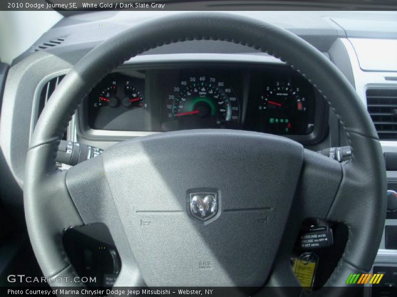 White Gold / Dark Slate Gray 2010 Dodge Journey SE